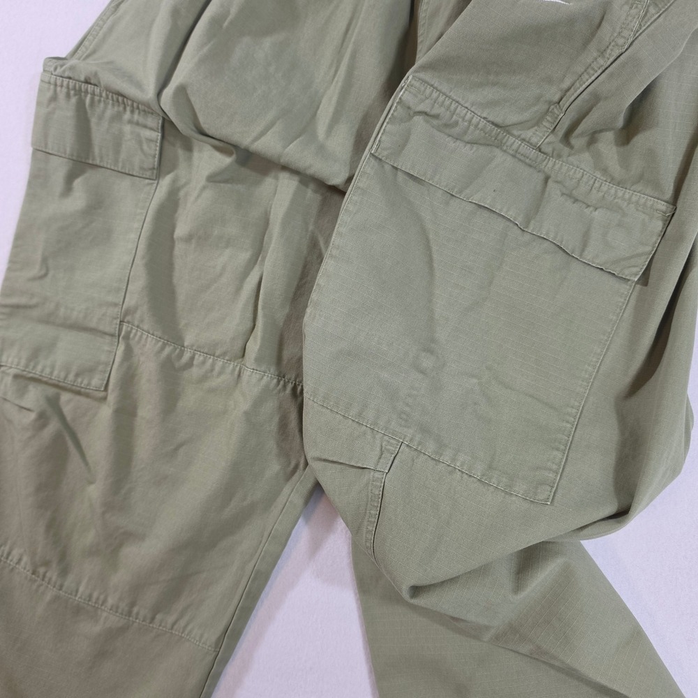Nike Sportswear Cargo Pants Olive Green Cotton Womens Size Large DJ0386 - Picture 12 of 12